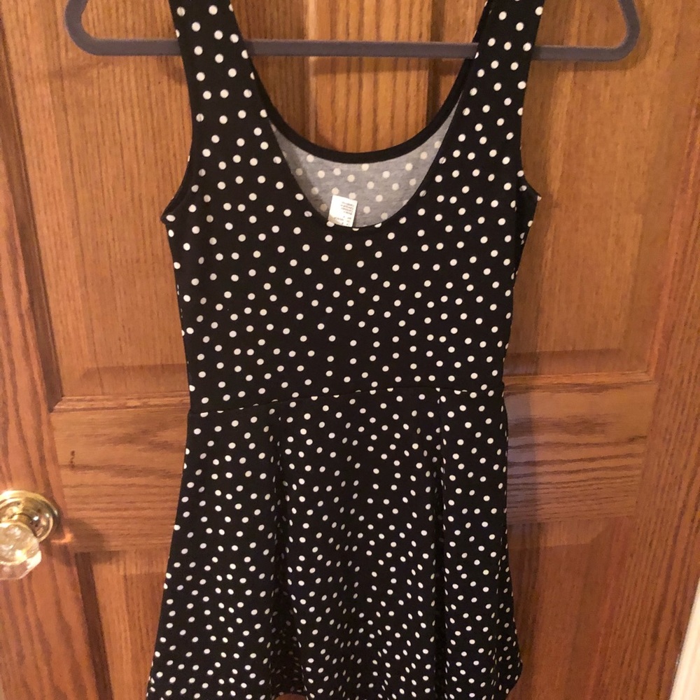 H&M polka dot skater dress